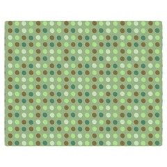 Green Brown  Eggs On Green Double Sided Flano Blanket (medium)  by snowwhitegirl