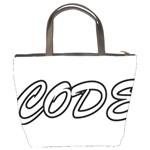 Code White Bucket Bags Back