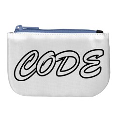 Code White Large Coin Purse