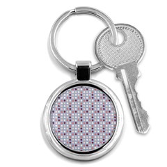 Pink Purple White Eggs On Lilac Key Chains (round)  by snowwhitegirl