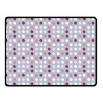 Pink Purple White Eggs On Lilac Fleece Blanket (Small) 50 x40  Blanket Front