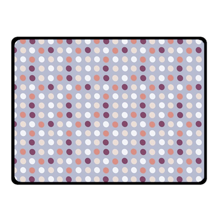 Pink Purple White Eggs On Lilac Fleece Blanket (Small)