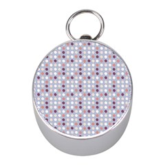 Pink Purple White Eggs On Lilac Mini Silver Compasses by snowwhitegirl