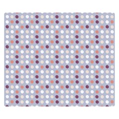 Pink Purple White Eggs On Lilac Double Sided Flano Blanket (small)  by snowwhitegirl