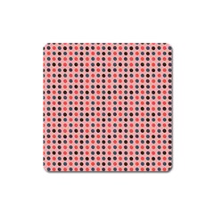 Grey Red Eggs On Pink Square Magnet by snowwhitegirl