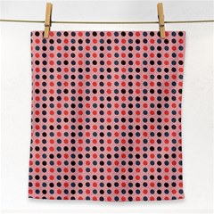 Grey Red Eggs On Pink Face Towel by snowwhitegirl