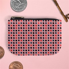 Grey Red Eggs On Pink Mini Coin Purses