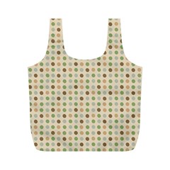 Green Brown Eggs Full Print Recycle Bags (m)  by snowwhitegirl