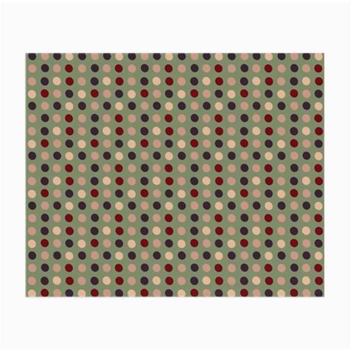 Grey Beige Burgundy Eggs On Green Small Glasses Cloth