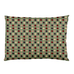 Grey Beige Burgundy Eggs On Green Pillow Case (two Sides) by snowwhitegirl