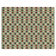 Grey Beige Burgundy Eggs On Green Double Sided Flano Blanket (medium)  by snowwhitegirl