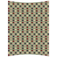 Grey Beige Burgundy Eggs On Green Back Support Cushion