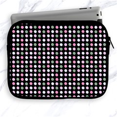 Pink Green Eggs On Black Apple Ipad 2/3/4 Zipper Cases by snowwhitegirl