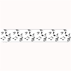 White Music Notes Small Bar Mats by snowwhitegirl