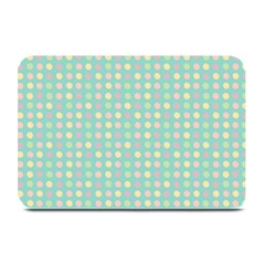 Pink Peach Green Eggs On Seafoam Plate Mats by snowwhitegirl