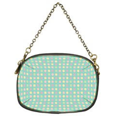 Pink Peach Green Eggs On Seafoam Chain Purses (one Side)  by snowwhitegirl