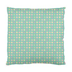 Pink Peach Green Eggs On Seafoam Standard Cushion Case (two Sides) by snowwhitegirl