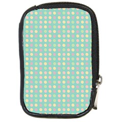 Pink Peach Green Eggs On Seafoam Compact Camera Cases by snowwhitegirl