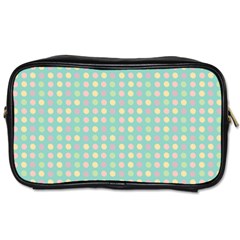 Pink Peach Green Eggs On Seafoam Toiletries Bags 2-side by snowwhitegirl