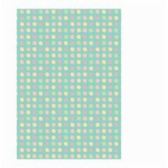 Pink Peach Green Eggs On Seafoam Small Garden Flag (two Sides) by snowwhitegirl