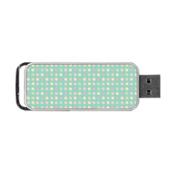 Pink Peach Green Eggs On Seafoam Portable Usb Flash (one Side) by snowwhitegirl