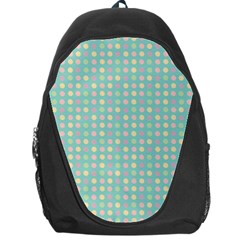 Pink Peach Green Eggs On Seafoam Backpack Bag by snowwhitegirl