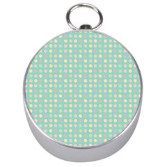 Pink Peach Green Eggs On Seafoam Silver Compasses by snowwhitegirl