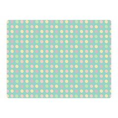 Pink Peach Green Eggs On Seafoam Double Sided Flano Blanket (mini)  by snowwhitegirl