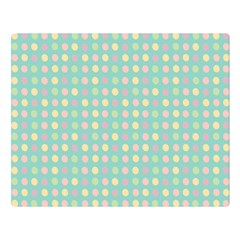 Pink Peach Green Eggs On Seafoam Double Sided Flano Blanket (large)  by snowwhitegirl