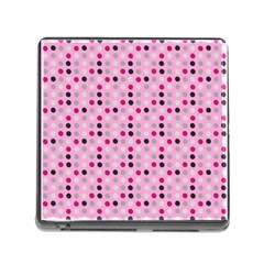 Grey Magenta Eggs On Pink Memory Card Reader (square) by snowwhitegirl