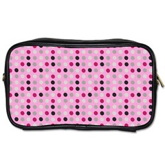 Grey Magenta Eggs On Pink Toiletries Bags by snowwhitegirl