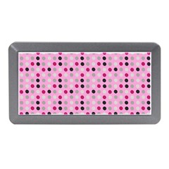 Grey Magenta Eggs On Pink Memory Card Reader (mini) by snowwhitegirl