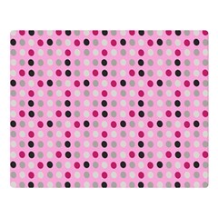 Grey Magenta Eggs On Pink Double Sided Flano Blanket (large)  by snowwhitegirl