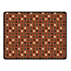 Grey Eggs On Russet Brown Fleece Blanket (small) by snowwhitegirl