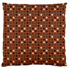 Grey Eggs On Russet Brown Standard Flano Cushion Case (one Side) by snowwhitegirl