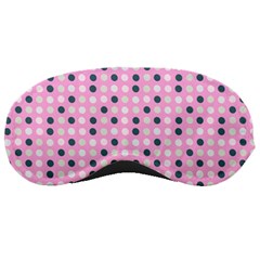 Teal White Eggs On Pink Sleeping Masks by snowwhitegirl