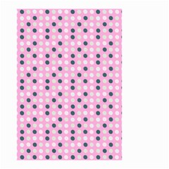 Teal White Eggs On Pink Small Garden Flag (two Sides) by snowwhitegirl