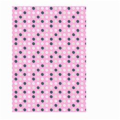 Teal White Eggs On Pink Large Garden Flag (two Sides) by snowwhitegirl