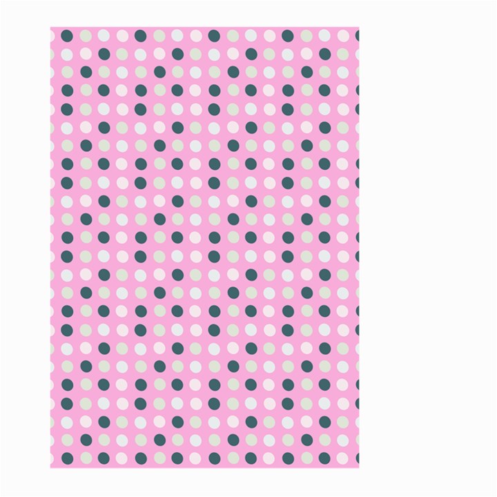 Teal White Eggs On Pink Large Garden Flag (Two Sides)