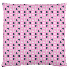 Teal White Eggs On Pink Standard Flano Cushion Case (one Side) by snowwhitegirl