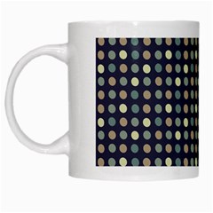 Beige Blue Cream Eggs On Grey Blue White Mugs by snowwhitegirl