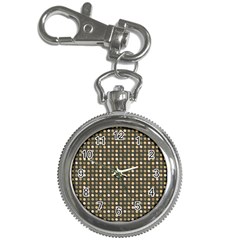 Grey Beige Eggs On Dark Grey Key Chain Watches