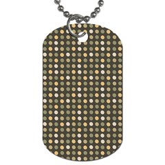 Grey Beige Eggs On Dark Grey Dog Tag (two Sides) by snowwhitegirl