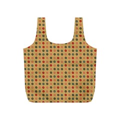 Grey Brown Eggs On Beige Full Print Recycle Bags (s)  by snowwhitegirl