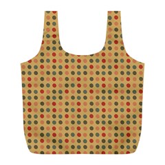 Grey Brown Eggs On Beige Full Print Recycle Bags (l)  by snowwhitegirl