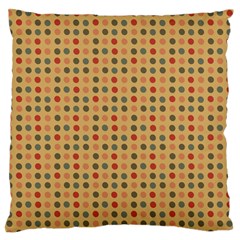 Grey Brown Eggs On Beige Standard Flano Cushion Case (two Sides)