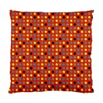 Yellow Black Grey Eggs On Red Standard Cushion Case (One Side) Front