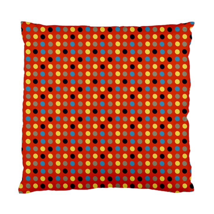 Yellow Black Grey Eggs On Red Standard Cushion Case (One Side)