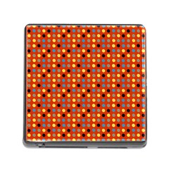 Yellow Black Grey Eggs On Red Memory Card Reader (square) by snowwhitegirl