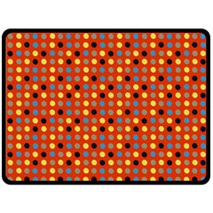 Yellow Black Grey Eggs On Red Fleece Blanket (large)  by snowwhitegirl